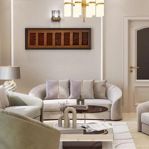 Juego de Sofás con Patas de Madera, Tapicería de Tela de la Mejor Calidad, Sofá Seccional Modular de Esquina para Sala de Estar Moderna - Product Image 3