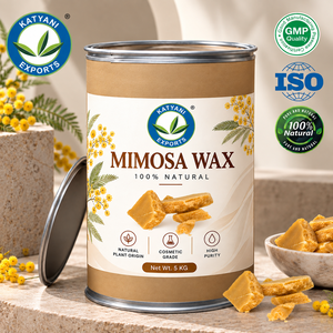 1 KG de Cera Floral de Mimosa para la Fabricación de Cremas, Lociones y Bálsamos, Ingrediente Natural de Acacia Decurrens para Formulación Cosmética - India - Product Image 3