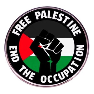 Broche de acrílico personalizado con la bandera palestina, insignia ligera, insignia de moda, diseño personalizado, venta al por mayor - Product Image 2