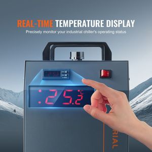 Refrigeratore d'Acqua Industriale 220V con Serbatoio da 7L e Pompa - Sistema di Raffreddamento 5200CW - Product Image 5