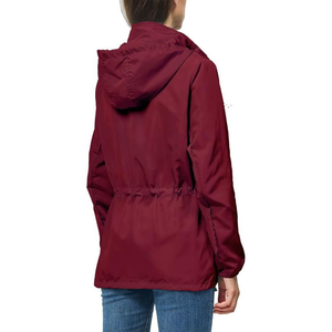 Men's Summer Waterproof Printed Lightweight Hooded Hiking Softshell Denim <b>Rain</b> <b>Jacket</b> - Product Image 2