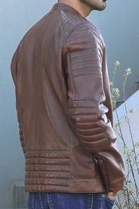 Veste en cuir véritable de vachette de haute qualité, tendance, écologique, sur mesure, fabriquée au Pakistan, col à revers, accessoires, meilleur prix de gros - Product Image 3
