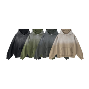 Sweat-shirts à capuche surdimensionnés pour hommes, en molleton 100% coton, épais et lourd, 500 GSM, de haute qualité, avec logo personnalisé, style streetwear - Product Image 6