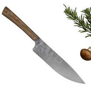 Couteau de cuisine en acier Damas en promotion – Couteaux de chef allemands en acier inoxydable pour la maison, idéaux pour couper les légumes et la viande - Product Image 2