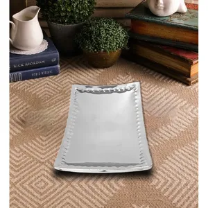 Bandeja Decorativa Redonda de Cerámica Hecha a Mano, Diseño Minimalista Pulido, Color Sólido, Ecológica, para Decoración del Hogar - Product Image 5