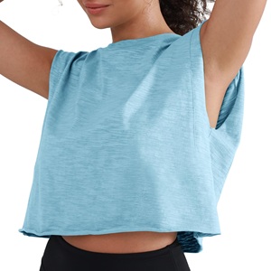 Débardeurs amples en coton sans manches pour femmes avec impression de logo personnalisé – Qualité supérieure, style streetwear, hauts vierges pour femmes - Product Image 4