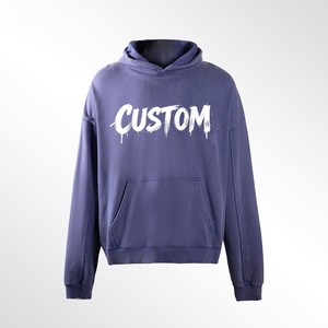Wholesale Hoodie Factory Blank Hoodie French Terry Hoodie Low MOQ for Startup Brands - Product Image 2