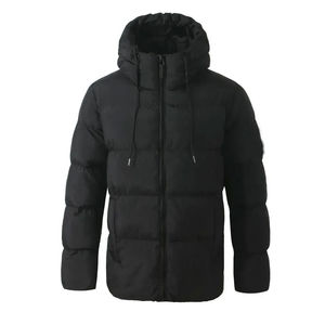 Chaqueta Acolchada para Hombre, Resistente al Viento, con Exterior de Poliéster, Relleno Térmico, Resistente al Agua, Cuello Alto, Tela de Lona - Product Image 6