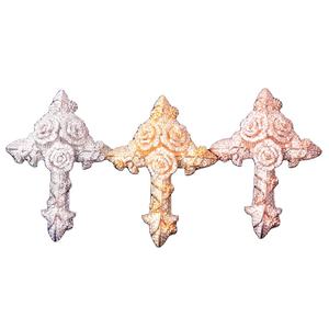 Iced S925 Argent Moissanite Micro Croix Fleurs Spirituelles Pendentif Hommes Hip Hop Prong Set Cluster Pierre Plaqué Or pour la Fête - Product Image 1