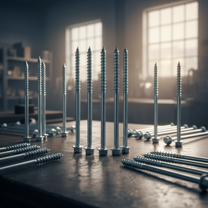 สกรูเกลียวบางหัวหกเหลี่ยมเหล็กกล้าคาร์บอนชุบสังกะสี คลาส 4.8 และ 6.8 ขนาด M6-M12 เมตริก/นิ้ว มาตรฐาน DIN/ANSI PDC - Product Image 1