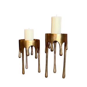 Porte-bougie en forme de bois de cerf, doré, résistant à la chaleur, décoration pour la maison - Product Image 2