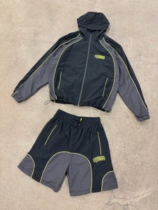 Custom <b>Summer</b> Windbreaker Tracksuit <b>Men</b> 3 Piece Convertible <b>Jacket</b> Shorts Pants Set Lightweight Quick Dry Streetwear Outfit - Product Image 2