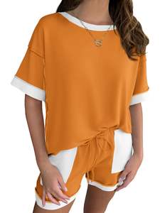 Camiseta y Pantalones Cortos Deportivos Transpirables para Mujer, Precio Económico, Estilo Casual, Moda Urbana, Sin Costuras - Product Image 3