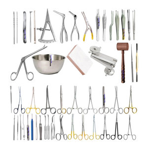 Ensemble de 13 instruments chirurgicaux manuels pour rhinoplastie, chirurgie nasale ORL, acier inoxydable de qualité médicale, certifié CE Classe I - Product Image 1