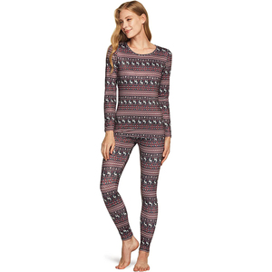 Conjunto Térmico para Mujer, Ropa Interior Térmica que Absorbe la Humedad, para Invierno al Aire Libre, Traje Térmico Suave para Damas - Product Image 5