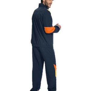 Custom Men's 100% Cotton Streetwear Windproof Printed Logo Tracksuit Casual Sweat Suit <b>Set</b> - Product Image 2