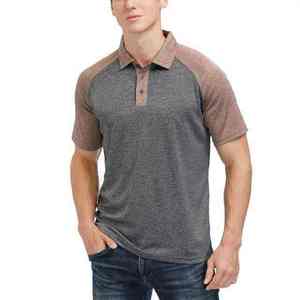 Chemise décontractée anti-rides pour homme, manches courtes, en coton tricoté respirant, coupe classique - Product Image 2