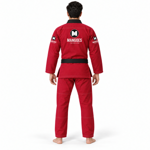 Uniforme de Entrenamiento de Jiu Jitsu Brasileño IBJJF, Modelo Mangoes Fashion Preshrunk Gold Weave, Pantalones Ligeros de Algodón Ripstop para Gimnasio - Product Image 2