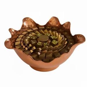 Tazón de Metal para Chocolate, Tazón de Acero Inoxidable para Servir Dulces, para el Hogar - Product Image 1