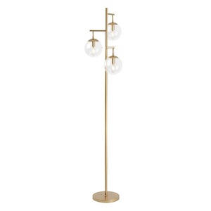 Lámpara de Pie Industrial Vintage de Metal Negro con Pantalla de Jaula para Interiores Estilo Loft - Product Image 5