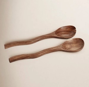 Wooden Salad <b>Spoon</b> Set – Natural Wood <b>Serving</b> <b>Spoons</b> for Kitchen, Dining & Eco-Friendly Tableware - Product Image 2