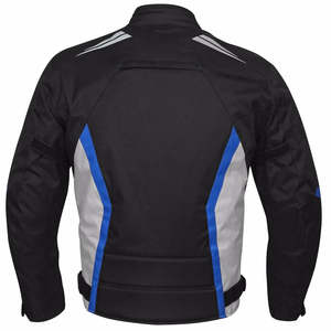 Veste de moto de qualité professionnelle en Cordura, personnalisable avec le nom et le logo de l'équipe, vêtements de sport, veste de course unisexe, imperméable. - Product Image 3