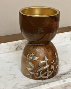 Quemador de Incienso Árabe de Sándalo Artesanal, Porta Incienso de Lujo, Regalos Religiosos para Eid y Ramadán, Elegancia Interior - Product Image 4