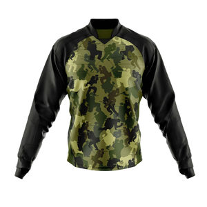 Camiseta de Paintball de Secado Rápido de Alta Calidad, Colores Personalizados del Equipo, Logotipo, Tejido de Malla Transpirable, Costuras Reforzadas, Competitiva - Product Image 4