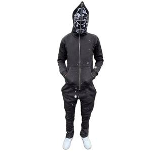 Chándal personalizado con cremallera de cara completa para hombre, venta al por mayor, chándal para correr, sudadera informal con cremallera completa, sudaderas con capucha transpirables - Product Image 2