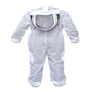 Combinaison de protection intégrale blanche pour apiculteur avec voile facial, veste anti-poussière - Product Image 4