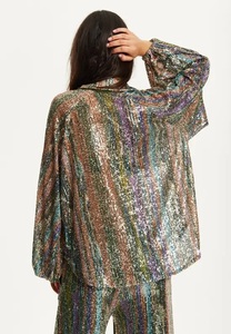 Highest Demanding Loose Fitted Women's Clothing Multi Color Design Button Down Closure <b>Blazer</b> & Pants <b>Sets</b> In Low MOQ - Product Image 3