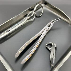 Fórceps para Extracción de Raíces Inferiores, Puntas Estrechas, Instrumentos de Laboratorio Dental de Ortodoncia, Acero Inoxidable, Venta al por Mayor - Product Image 1