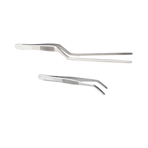Pince de cuisine professionnelle en acier inoxydable de qualité alimentaire, demi-rouge, pour placage, 20 cm, modèle standard – Offre spéciale - Product Image 3