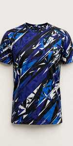 High Quality Sublimation <b>Shirt</b> for Men Custom Design <b>Moisture</b> <b>Wicking</b> Breathable Athletic Wear Comfortable Short Sleeve O-Neck - Product Image 5