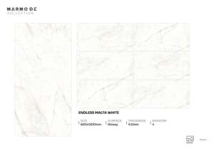 Carreaux de porcelaine brillants de haute qualité, format 600x1200, grand format, pour décoration intérieure de luxe - Product Image 3