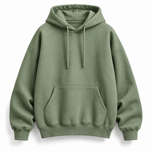 <b>Comfy</b> Drop Shoulder Hoodies for Relaxed Outfits Waterproof Breathable Pocket Low MOQ Men Winter Hooded Zipper <b>Hoodie</b> - Product Image 6