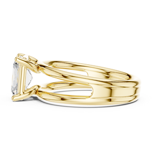 แหวนหมั้นเพชรทรงรัศมี 2 กะรัต เพชรเลี้ยงในห้องปฏิบัติการ ตัวเรือนทอง 14K พร้อมใบรับรอง IGI VS1 E สำหรับวันครบรอบแต่งงาน ขายดี - Product Image 2