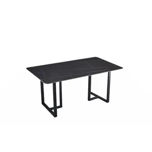 Scandinavian Interior Metal Center <b>Table</b> with Designer Appeal FurnitureModern Metal Square Eco-Friendly Coffee <b>Table</b> Indoor - Product Image 1