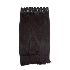 Proveedor de cabello indio crudo Paquetes de cabello indio crudo sin procesar Cutícula alineada Cabello humano natural Paquetes rectos rizados de la India - Product Image 4