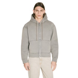 Sweat-shirt à capuche zippé décontracté pour homme, collection Hiver 2026, 100% coton molletonné, écologique, séchage rapide, avec poche et logo personnalisable - Product Image 1