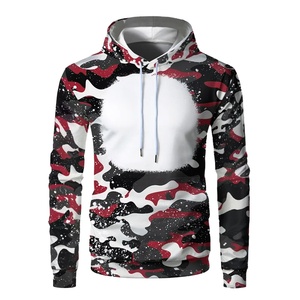 Venta al por mayor personalizado 100% algodón hombres gota hombro Sudadera con capucha sólido invierno Casual pulóver polar bordado Puff Digital - Product Image 5