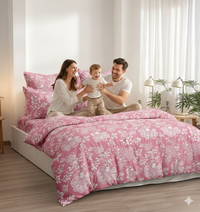 Modern Geometric Woven Microfiber Polyester Bedding Set Queen Size with <b>Fitted</b> <b>Sheet</b> <b>Flat</b> <b>Sheet</b> Two Pillowcases 400TC All-Season - Product Image 2