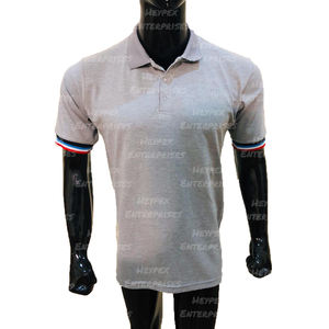 Polo para hombre de ropa informal, hecho en algodón, de secado rápido, de alta calidad, personalizado, para hombre - Product Image 3