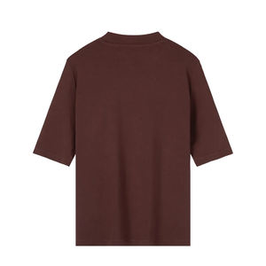T-shirt Oversize Décontracté en Coton 180 GSM de Haute Qualité avec Logo Imprimé en Relief Personnalisé pour Hommes et Femmes, Coupe Ample et Épaules Tombantes - Product Image 6