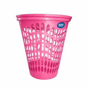 Panier à linge multifonctionnel en plastique écologique perforé / Panier de rangement pour vêtements (rose) 50x40x30cm pour salle de bain, salon - Product Image 2