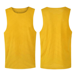 Wholesale Custom logo Blank Solid Sports Men Gym <b>Vest</b> Cotton Polyester Running Sports Men's Sleeveless <b>Stringer</b> tank Top - Product Image 4