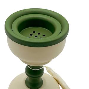 Encensoir en métal de luxe vert et crème en gros avec pompon, pour Bakhoor, décoration moderne de table pour la maison et le Ramadan - Product Image 6