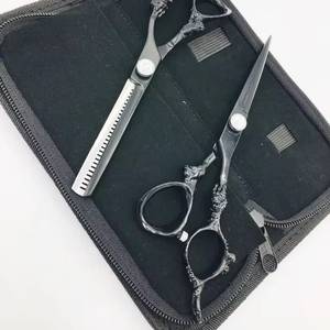 MORJE Surgical Professional Stainless Steel Hair Scissors Set Thinning <b>Shears</b> Right Handed Salon Use <b>Long</b> <b>Handle</b> Sharp Blade - Product Image 2