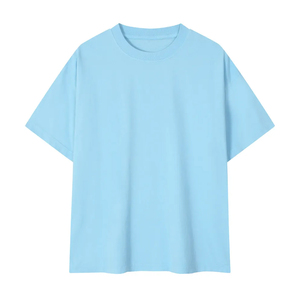 Premium 100% Organic Cotton 220g Regular Fit <b>Blank</b> Luxurious Men's T-Shirt Custom Brand Logo Anti-Wrinkle Breathable Short - Product Image 5