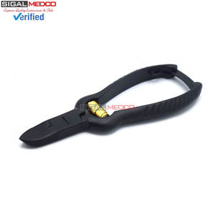 Juego de 2 piezas de cortaúñas de barril con acción de resorte para podólogo profesional, de alta resistencia, para uñas encarnadas de pies y manos - Product Image 3